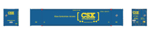 Rapido Trains - Ho 53' High Cube Cntnrs Csx - 402006
