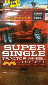 Aurora-Moebius Model Kits - Trailer Wheel & Tire Set 1:25 - 1017 Aurora-Moebius Model Kits - Trailer Wheel & Tire Set 1:25 - 1017