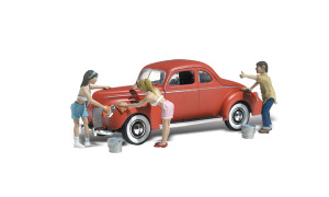 Woodland Scenics - Ho Autoscenes Suds & Shine - 5533 Woodland Scenics - Ho Autoscenes Suds & Shine - 5533