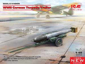 ICM Models - WWII German Torpedo w/trailer 1:48 - 48404