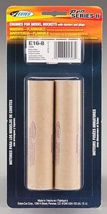 Estes Rockets - E16-8 29mm 2pk Engine Ups Only - 1698