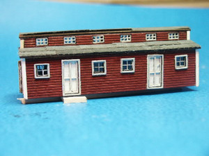 RS Laser Kits - N Logging Bunk House Car - 3019