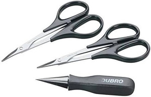 Dubro Products - Body Reamer/Strt&Crvd Scissors - 2331
