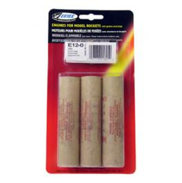 Estes Rockets - E12-0 E Engine *Ups Only* 3Pk - 1691