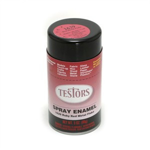 Testors Paints - Red Metal Flake 3 @ 8.99 - 1629