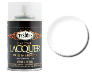 Testors Paints - Wet Look Clear Laq Spray @8.99 - 1834