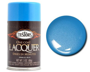 Testors Paints - Icy Blue Laq Spray 3@ 8.99 - 1844