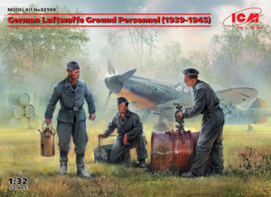 ICM Models - German Luftwaffe Ground Personel 1:32 - 32109