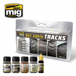Mig Ammo Books - Wet Earth Tracks Set - 7438