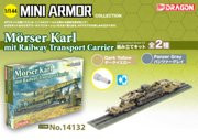 DML Military Kits - Morser Larl mit Railway Carrier 1:144 - 14132