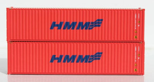 Jacksonville Terminal - N40' HiCube Cont C.S. HMM(blu on orange) - 405077