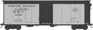 Bowser - Ho 40' Boxcar WRofA 17606 - 43178