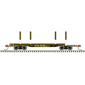 Atlas Model Railroad Co. - N 45'Logging Flat Car Weyerhaeuser 59917 - 50006277