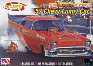 Atlantis Models - 57 Chevy Funny Car Tom McEwen 1:24 - 7172