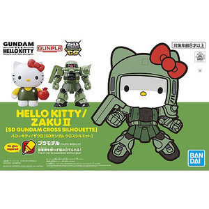 Bandai - Gundam Models - Hello Kitty/Zaku II SD - 2543297