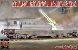 Modelcollect Models - German Schwerer Plattformwagen SSYMS 80 - 72043