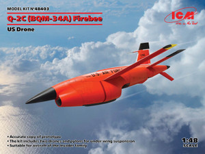 ICM Models - USAF BQM34A (Q2C) Firebee Drones 2 1:48 - 48403