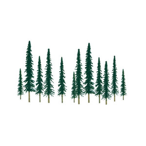 JTT Trees & Shrubs - Conifer 4' to 6' Ho Scale 24pk - 92011