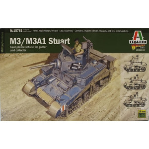 Italeri Model Kits - M3 Stuart Light Tank 1:56 - 15761