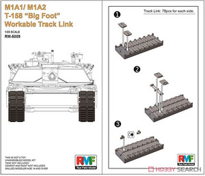 Ryefield Models - M1A1/A2 T-158 Big Foot Link:35 - 5009