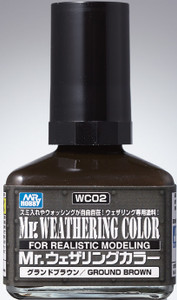 Gunze Sangyo Paints - Mr Weathering Color-Ground Brn 6p - WC02