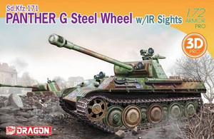 DML Military Kits - SdKfz 171 Panther G Steel w/IR Sigh 1:72 - 7697