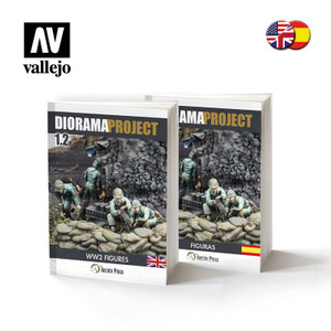 Vallejo Acrylic Paints - Book: Diorama Project 1.2 Figures - 75041 Vallejo Acrylic Paints - Book: Diorama Project 1.2 Figures - 75041