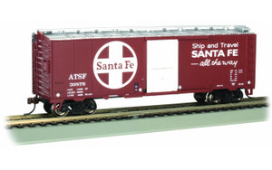 Bachmann - HO 40' Boxcar Sante Fe #139876 Flour - 16012 Bachmann - HO 40' Boxcar Sante Fe #139876 Flour - 16012