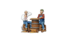 Woodland Scenics - G Checker Players & Dog - 2522