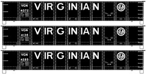 Accurail - Ho 41'6'Steel Gon 3#Set - 37354