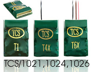 Train Control Systems - T4X Ho Decoder 4func 9pin - 1024