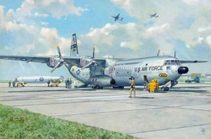 Roden Model Aircrafts - C-133 Aircraft w/Thor Atlas Missle 1:144 - 336