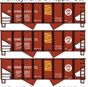 Accurail - Ho Usra Twin Hopper Prr 3#Set - 8042