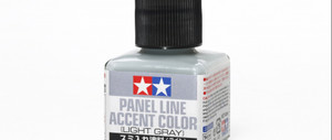 Tamiya Paint - Hobby Kits - Lgray Panel Line Accent 6@7.50 - 87189