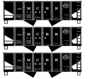 Accurail - Ho 50t Os Twin Hop Mc/Nyc 3#St - 25784