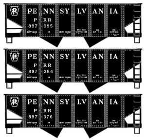 Accurail - Ho Usra Hopper Prr 3#Set - 25794