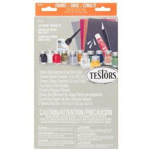 Testors Paints - Flat Finishing Set Enamel (9160) - 281232