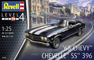 Revell Monogram Germany - 1968 Chevy Chevelle SS 396 1:25 - 7662 Revell Monogram Germany - 1968 Chevy Chevelle SS 396 1:25 - 7662