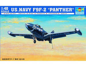 Trumpeter Models - Us Navy F-9F2 Panther 1:48 - 2832