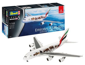 Revell Monogram Germany - Emirates A380-800 United Wildlife 1:144 - 3882