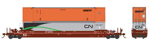 Rapido Trains - Ho Gunderson 53' Cp 527203 - 401003