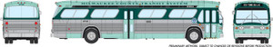 Rapido Trains - HO 1:87 Std Bus Milwaukee County 1631 - 703034