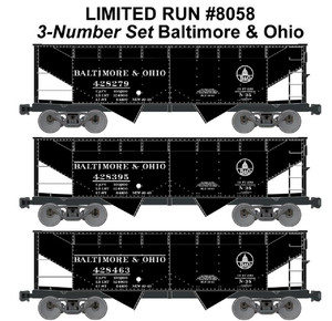 Accurail - Ho 50t Os Twin Hop B&O 3#Set - 8058