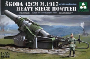 Takom Models - Skoda 42cm M.1917 Heavy Siege - 2018