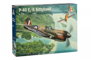 Italeri Model Kits - P-40 E/K Kittyhawk 1:48 - 2795