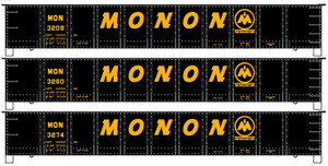 Accurail - Ho 41'Steel Gondola Mon 3#Set - 37644