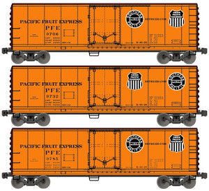 Accurail - Ho 40'Steel Reefer Pfe 3#Set - 85049