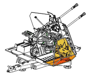 Trumpeter Models - German 37mm Flak 43 Zwilling - 2347