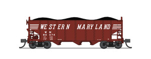 Broadway Limited - N N&W 3bay Hopper WM 2pk B - 7157