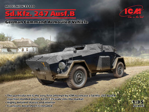ICM Models - SdKfz 247 Ausf B German Command Veh 1:35 - 35110
